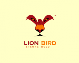 This unique logo by Nashifan is intended to be an energetic business logo, exemplifying the strength of the business with the lion face and showing the business at its zenith through the bird.