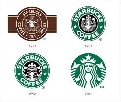 Take a look at how Starbucks has changed its logo as the company has changed over the years.