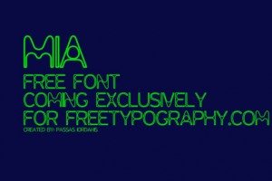 Mia Typeface