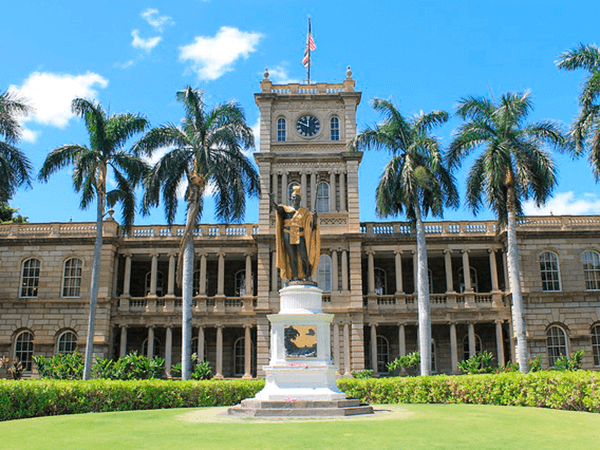 Kamehameha palace, Oahu, Hawaii