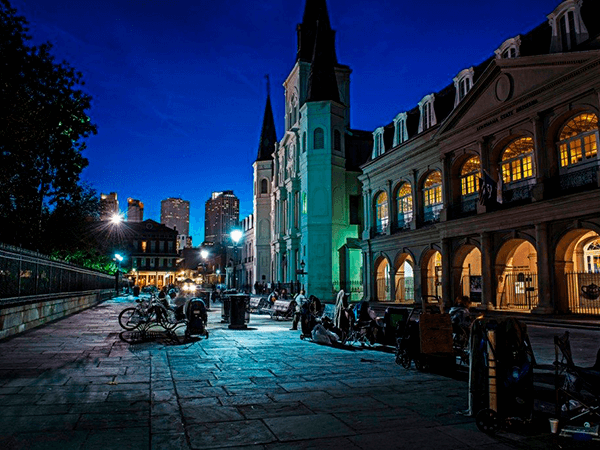 downtown New Orleans, Louisiana