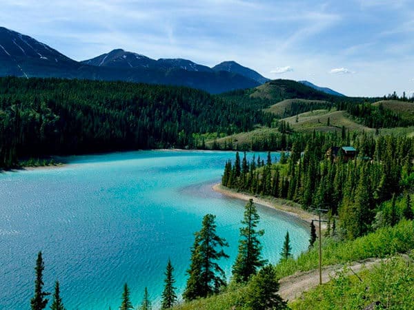 Emerald lake, Yukon, Canada